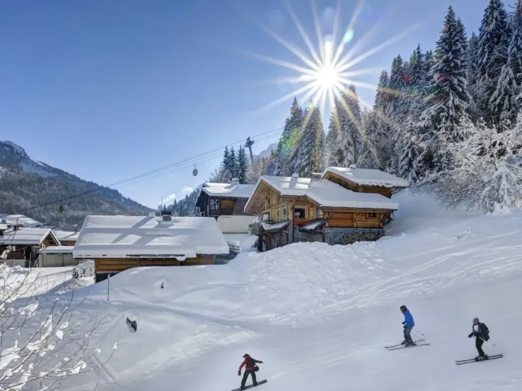 Chalet sur les pistes