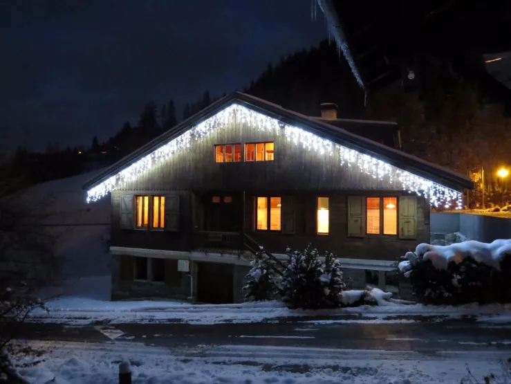 Chalet Les Jacobines une soirée d'hiver 
