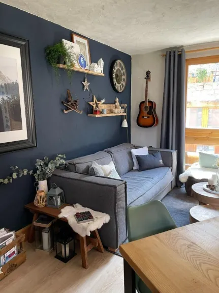 View of living room - Bed 140*190cm