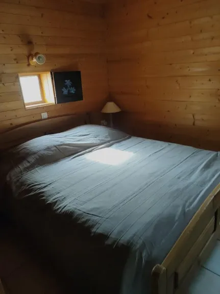 couple's bed room on the first floor 