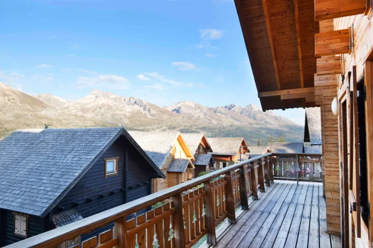 View from the cabin,on the balcony