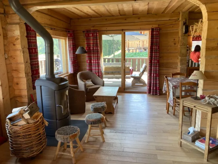Accès sur la terrasse 