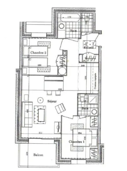 Plan de l'appartement