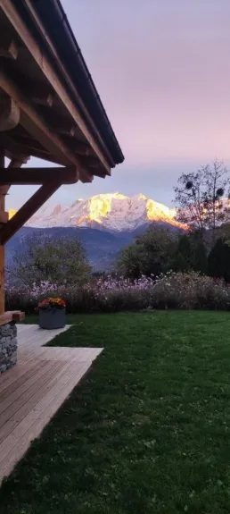 Terrasse vue Mt-Blanc