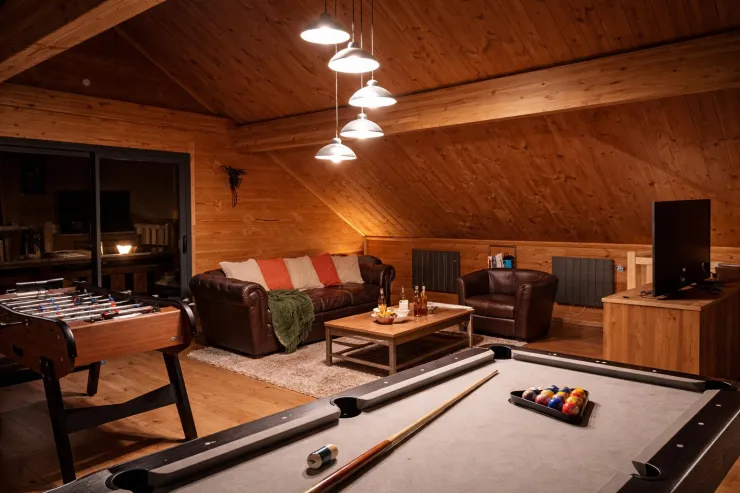 La pièce après ski. 45m environ 