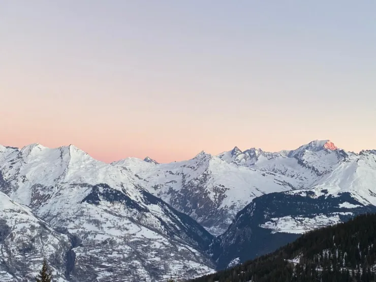 Incredible view on the Mont-blanc