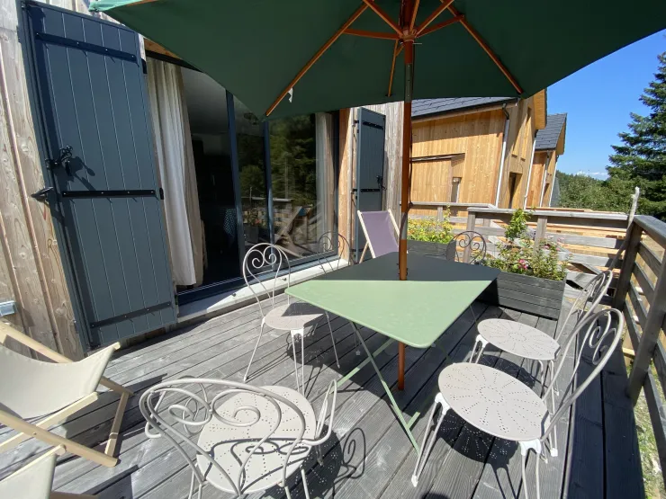 La terrasse en été