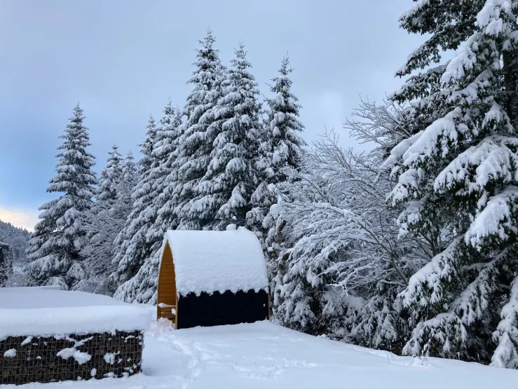 Paysage hivernal avant Noël