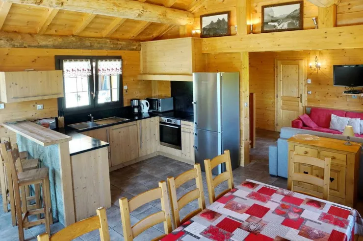 Cuisine du Grand-Loup dans le Gîte de la Louvière