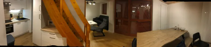 Panoramic picture of ground floor