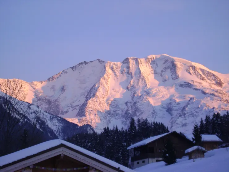 The Miage Domes in winter