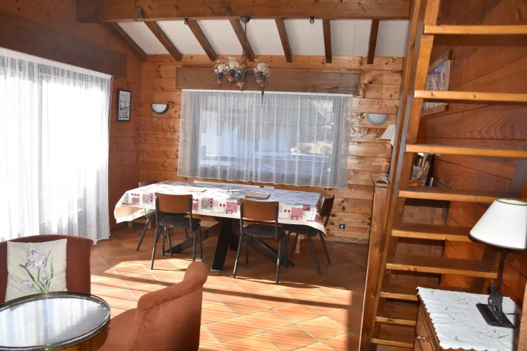 The living room as seen from the lounge