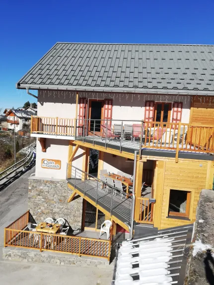 Chalet Les Garands vue face sud
