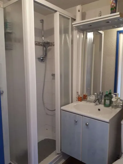 Salle de bain douche et toilette
