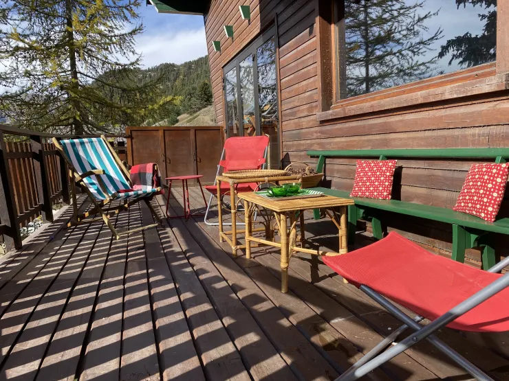 1er étage: La grande terrasse orientée sud, pour les bains de soleil