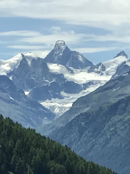 vue sur les 4000 dont le Cervin