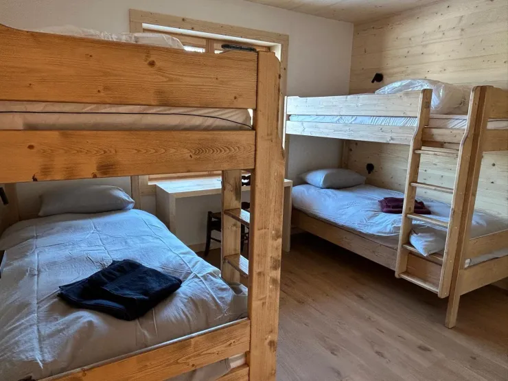 Chambre 3 : 1 dortoir de 2 lits superposés 