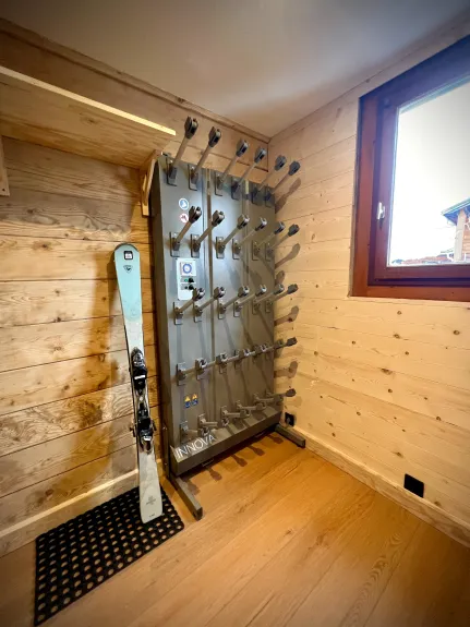 vestiaire avec sèche chaussure