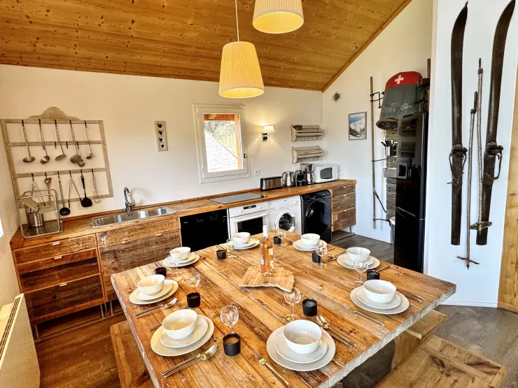 Dining table with plenty of room