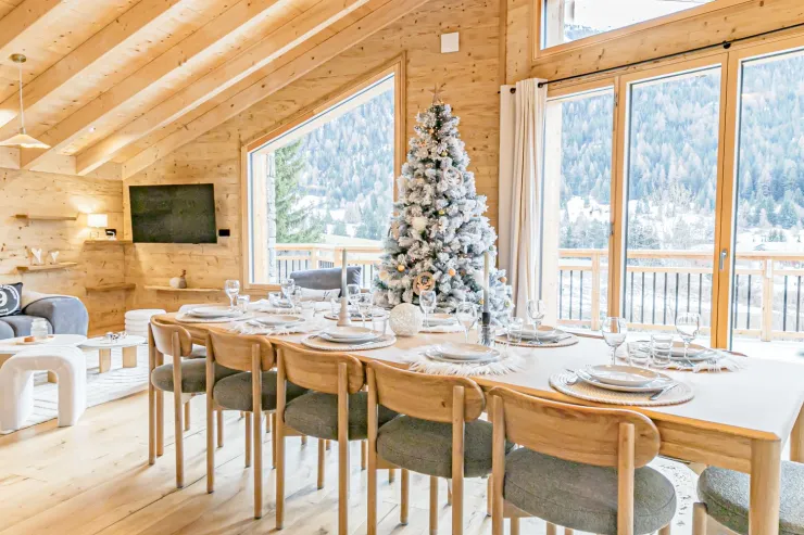A welcoming dining room perfect for sharing special moments.