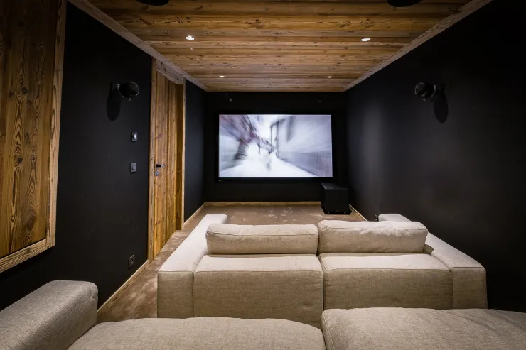 salle de cinéma confortable
