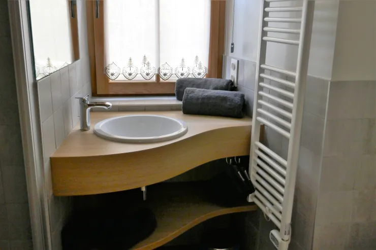 Salle de Bain Marmotte (avec douche et WC)