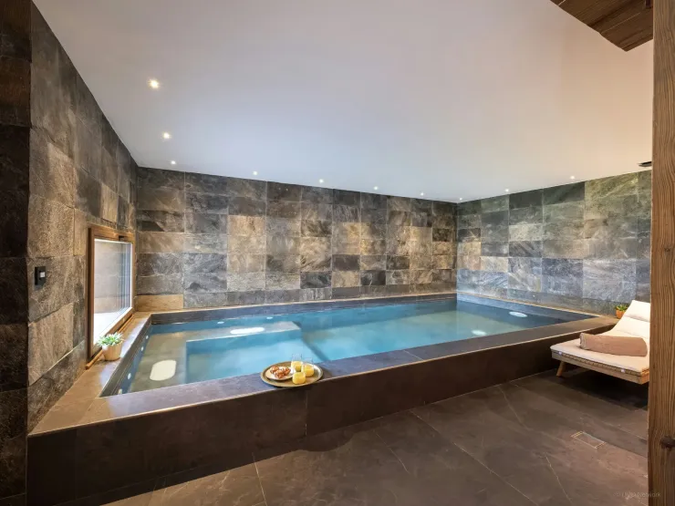 Piscine avec sauna