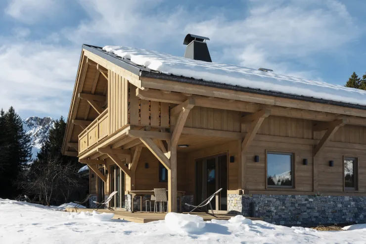 chalet view sud/est in december