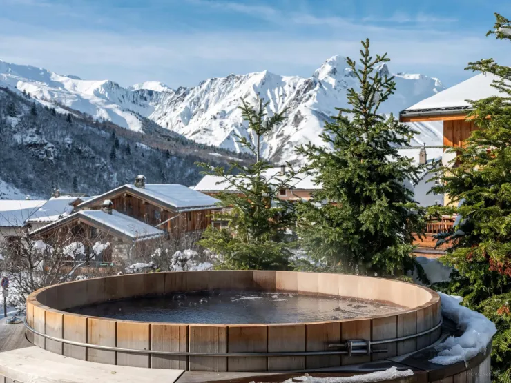 Vue depuis le bain nordique