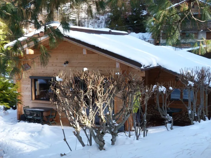 le chalet "le frêne" en hiver