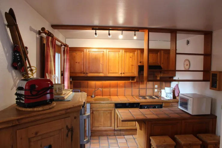 La Cuisine vue du séjour 