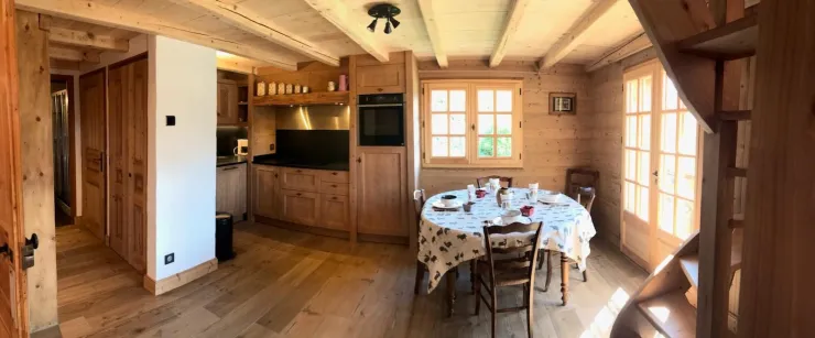 Partie cuisine de la pièce de vie