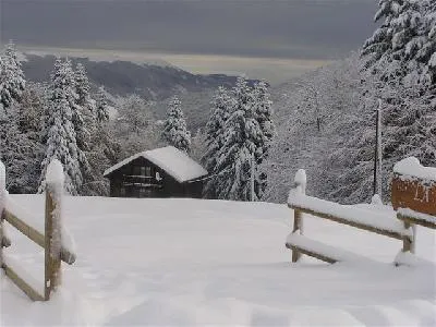 Chalet vu de la route