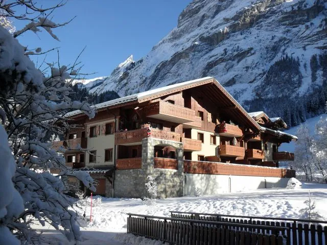 La Ferme de Pralognan, snowy, sunny, Christmas 2015