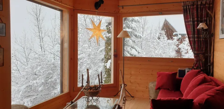 Petit salon/baie vitrée