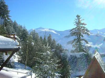 Vue sur la station depuis la terrasse côté sud est