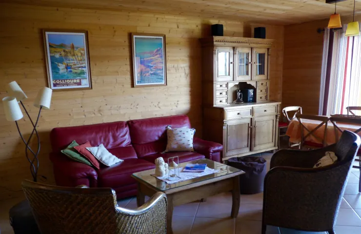 Salon / Repas avec cheminée