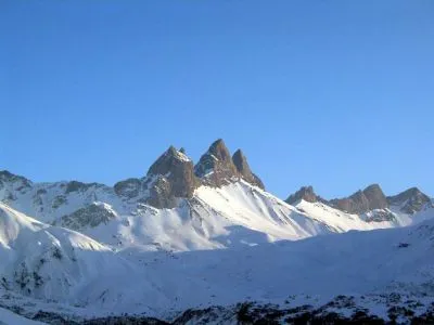 Impreniable view on the Aiguilles d'Arves 