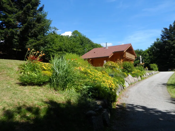 Chemin d'accès au chalet "Les Bruyères"