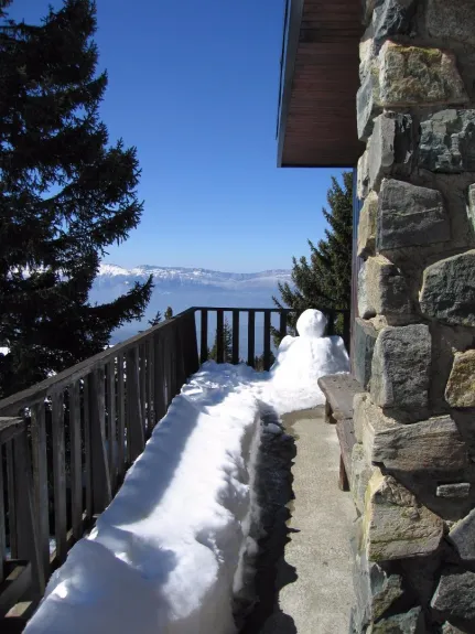balcony and view