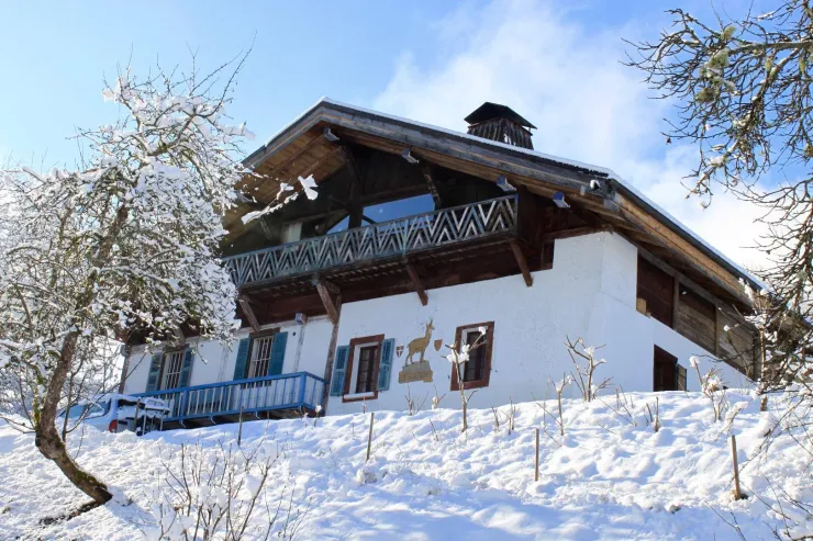Le chalet Woody en hiver