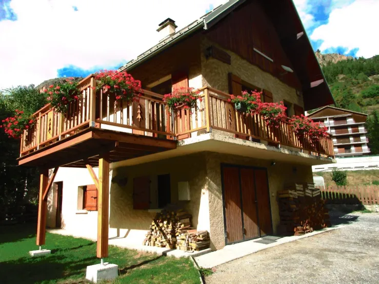 Chalet "la rose des vents" en été 