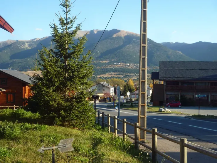 Apercu du  panorama  devant le chalet