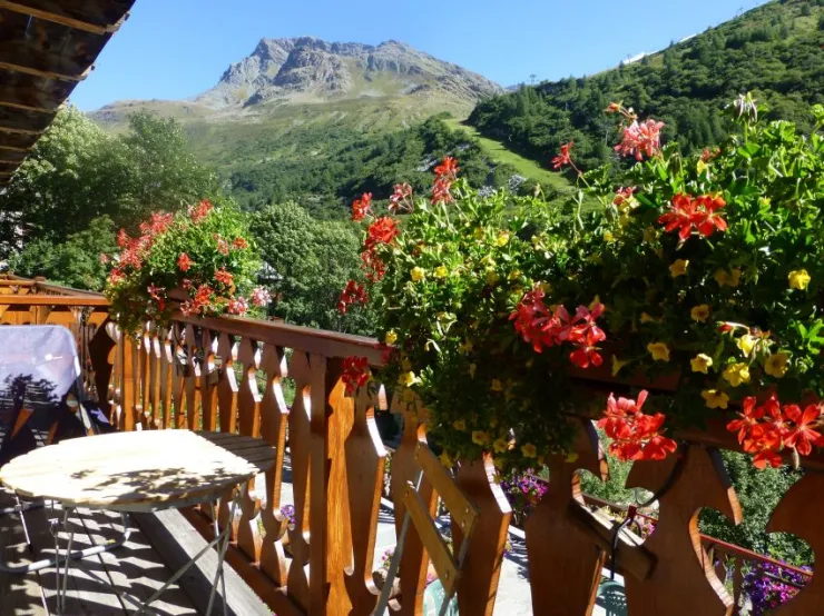 Balcony in summer