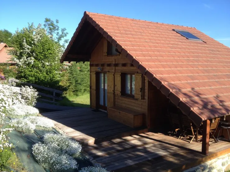 Photo du chalet Face SUD-EST, en été
