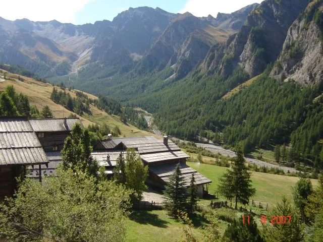 vue du balcon l'été