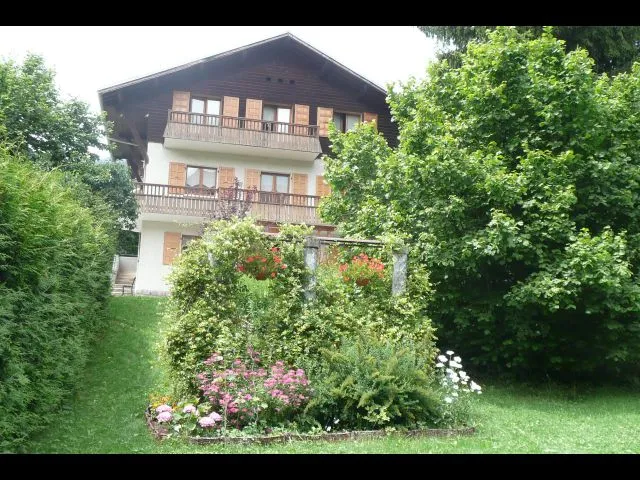 The Chalet and the garden during summer.
