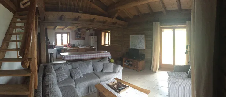 Vue du salon - cuisine 