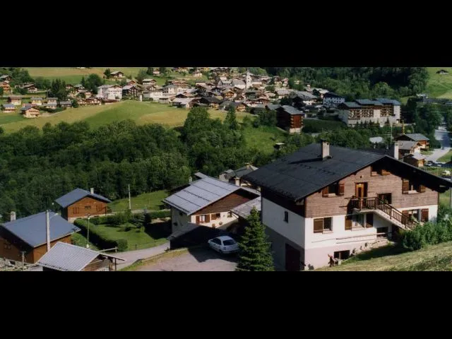 Western view. Arêches village in the background.