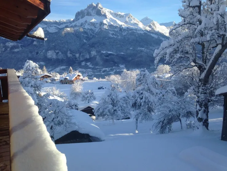 Aiguilles de Warens vu du chalet